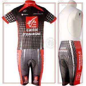  CAISSE DEPARGNE Cycling Jersey Set(available Size S,M, L 
