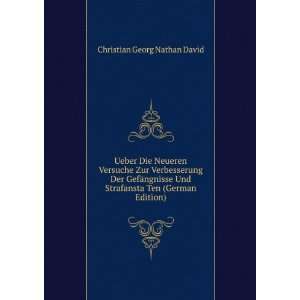   Strafansta Ten (German Edition) Christian Georg Nathan David Books