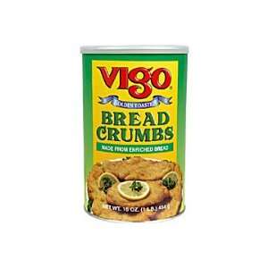 16OZ VIGO PLAIN BREAD CRUMBS Grocery & Gourmet Food