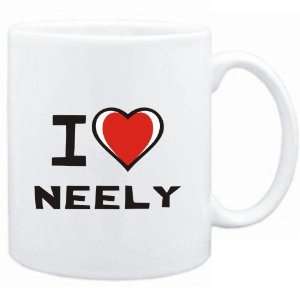  Mug White I love Neely  Last Names: Sports & Outdoors