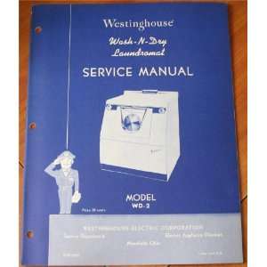   Westinghouse Model WD 2 Service Manual November 1956 Westinghouse