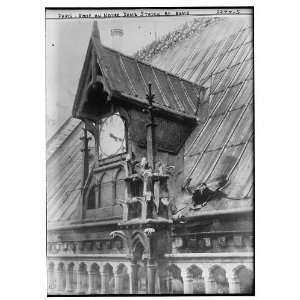  Paris    Roof on Notre Dame struck by bomb