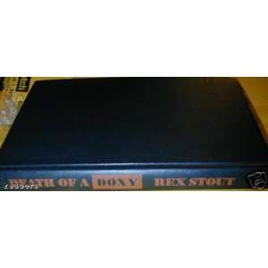  DEATH OF A DOXY A Nero Wolfe Novel: Rex STOUT: Books