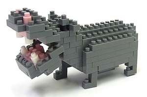   Nanoblock Mini Hippo   japan building toys blocks NBC 049 New!  