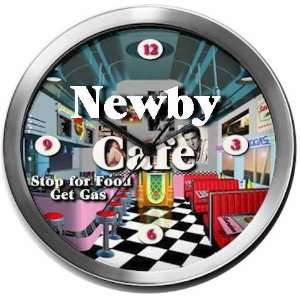  NEWBY 14 Inch Cafe Metal Clock Quartz Movement Kitchen 