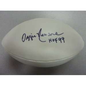  Ozzie Newsome Autographed Football   JSA COA HOF 