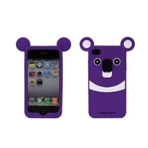   Cover for Apple iPhone 4 4S Purple Cute Cell Phones & Accessories