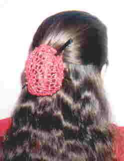  hair bun cover is a cute accessory for anyone with long enough hair 