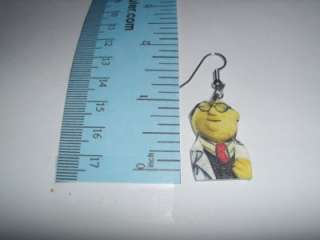 Muppets Bunsen and Beaker Fish hook style earrings so adorable LOOK 