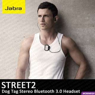 New Genuine Jabra STREET2 BT3030 II Dog Tag A2DP Stereo Bluetooth 