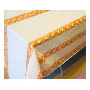  Painted Leaves Banquet Table Cover: Home & Kitchen