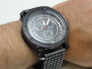 Techno Royal 2Row Bezel Diamond Watch+6 Row Custom Band  