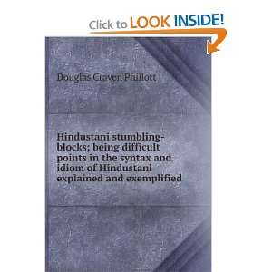  Hindustani stumbling blocks; being difficult points in the 