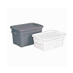  RUBBERMAID BRUTE Totes   White   Lot of 6: Office Products