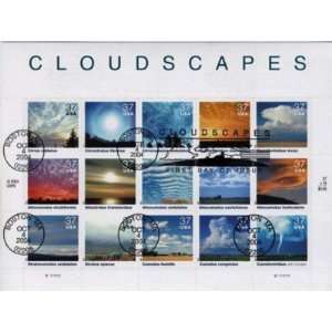  Cloudscapes 37 Cent Stamps First day cancelation Mint 