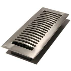  Decor Grates LA310 NKL 3 Inch by 10 Inch Aluminum Floor 