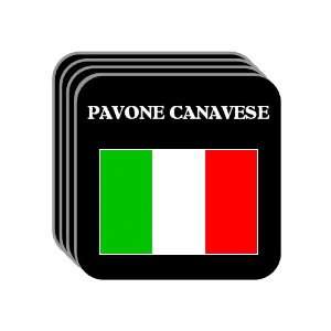  Italy   PAVONE CANAVESE Set of 4 Mini Mousepad Coasters 