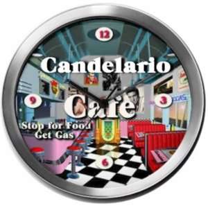  CANDELARIO 14 Inch Cafe Metal Clock Quartz Movement 