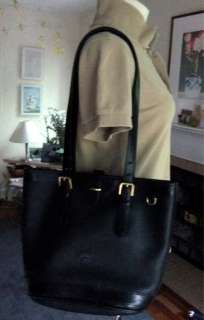 DOONEY & BOURKE Beautiful Buttery Black Leather Shoulder Tote Bag ~ $ 