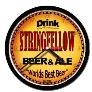  STRINGFELLOW beer and ale cerveza wall clock: Everything 