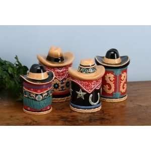   Canisters Set of 4 (Great for the Cowboy or Cowgirl)