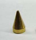   Brass Cone 5/8 Spikes 16mm Spike USA Conical Studs Jacket Leather