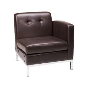  Office Star Wall Street Single Arm Chair RAF: Furniture 