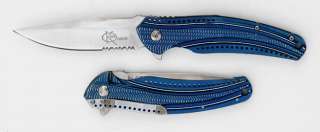 Columbia River Ken Onion Ripple Knife Blue K405BXS New  