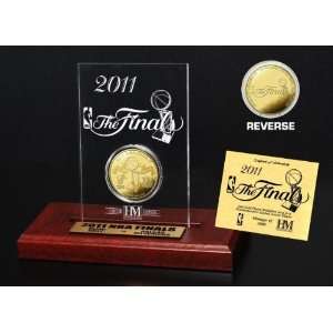  NBA 2011 Finals Commemorative 24KT Gold Coin: Sports 