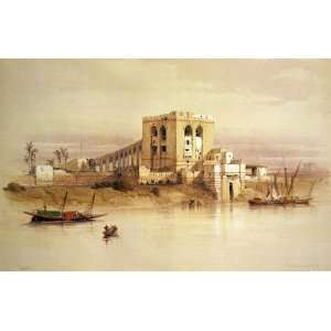   Aqueduct of the Nile, from the Island of Rhoda, Cairo: Home & Kitchen