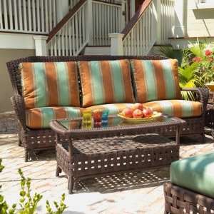  Haven Sofa Fabric: Canvas Natural: Patio, Lawn & Garden