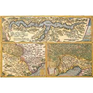  Maps of Rome   Poster by Abraham Ortelius (18x12)