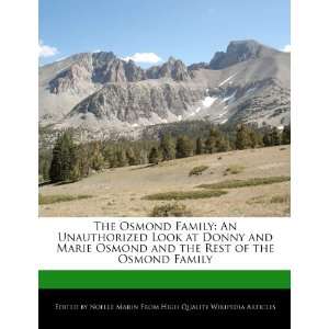   and the Rest of the Osmond Family (9781270836568) Noelle Marin Books