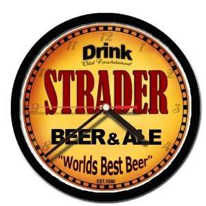  STRADER beer and ale cerveza wall clock: Everything Else