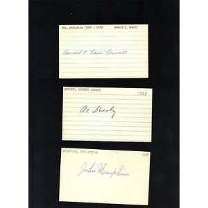  Ossie Orwoll 1929 As signed autographed 3X5 Index JSA 