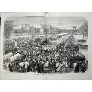  Capitulation Paris France 1871 War Bridge Neuilly River 
