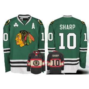 St. Pattys Day EDGE Chicago Blackhawks Authentic NHL Jerseys #10 