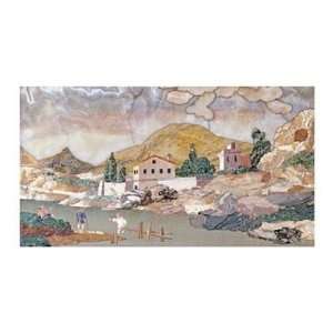  Baccio Cappelli   Pietra Dura Landscape Giclee Canvas 