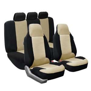 FH FB107115 Trendy Corduroy Car Seat Covers, Airbag compatible and 