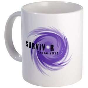 Creative Clam Survivor Hurricane Irene 2011 Purple On A Ceramic Coffee 