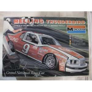   : Melling Thunderbird Grand National Race Car Model Kit: Toys & Games