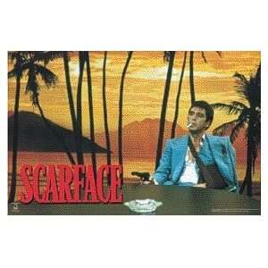 Scarface   Pacino   Sunset   New Movie Poster