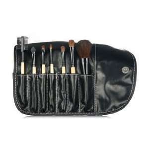  Professional Makeup Brush Set with Black Pouch, 7 Piece 