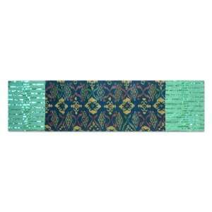  Cotton table runner, Jade Floral Medley Home & Kitchen