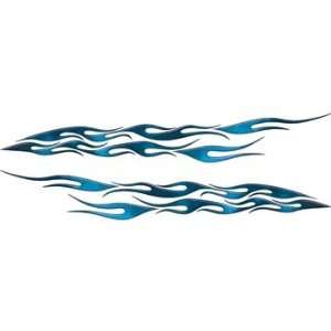 Blue Fire Flame decal kit for Car, Truck, Motorcycle or ATV   10.5 h 