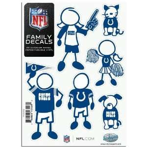  Indianapolis Colts NFL Family Car Decal Set (Small 