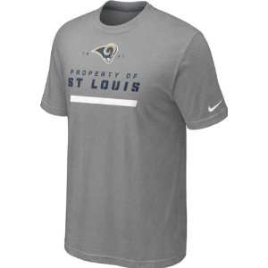 St. Louis Rams Heathered Grey Nike Property Of T Shirt 