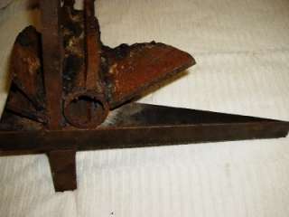   Vintage Artisan Forged ABSTRACT MODERNIST Iron Steel Sculpture~  