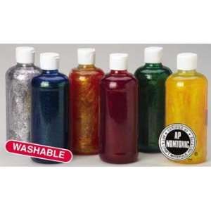  Washable Glitter Paint   Set Of All 6: Home & Kitchen
