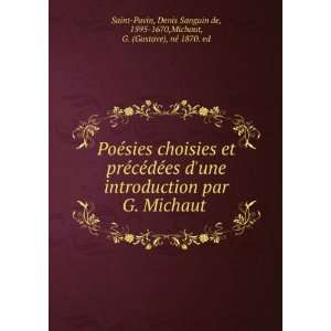   ,Michaut, G. (Gustave), nÃ© 1870. ed Saint Pavin:  Books